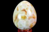 Colorful Carnelian Agate Egg - Madagascar #98572-1